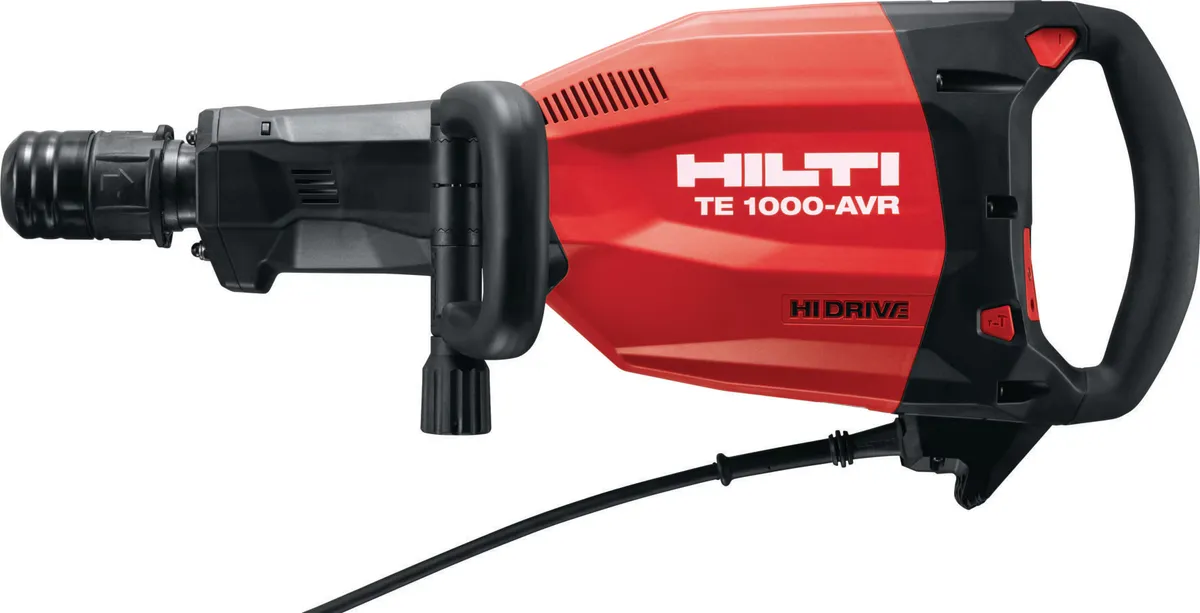 Marteau de démolition Hilti TE 1000-AVR, vu de côté.